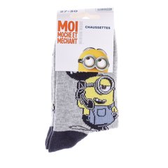Шкарпетки Minions Hello London gray — 37014-1, 31-34, 3349610002828