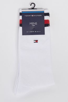 Шкарпетки Tommy Hilfiger Men Pete Sock 2-pack white — 392024001-300, 43-46, 8718824654898