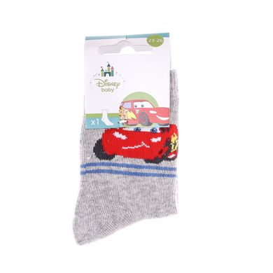 Носки Disney Cars Socks gray — 43897548-4, 19-22, 3349610004815