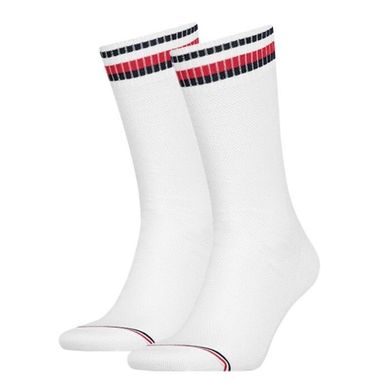 Носки Tommy Hilfiger Men Pete Sock 2-pack white — 392024001-300, 43-46, 8718824654898
