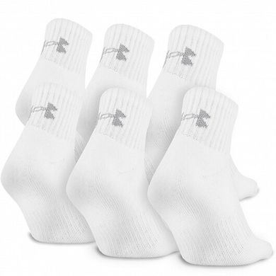Носки Under Armour Charged Cotton 2 Quarter 6-pack black — 1312476-100, 42-47, 191168869803