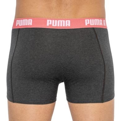 Трусы-боксеры Puma Basic Boxer 2-pack black/dark gray/pink — 521015001-001, XL, 8718824806631