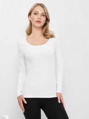 Лонгслів Kappa T-shirt Manica Lunga Girocollo 1-pack white — K2606 Bianco, S, 8016279474246