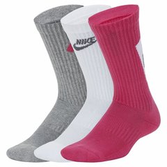 Носки Nike Everyday Cushion Crew 3-pack gray/pink/white — SK0065-979, 38-42, 193153922562