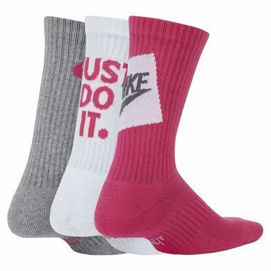 Носки Nike Everyday Cushion Crew 3-pack gray/pink/white &mdash; SK0065-979, 34-38, 193153922579
