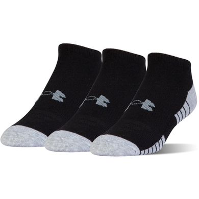 Шкарпетки Under Armour Heatgear Tech Low Cut 3-pack black/gray/white — 1312439-001, 36-41, 191168980744