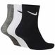 Шкарпетки Nike Everyday Ltwt Ankle 3-pack black/gray/white — SX7677-964, 46-50, 194955549476
