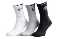 Шкарпетки Sergio Tacchini 3-pack white/gray/black — 93519606-6, 43-46, 3349600127333
