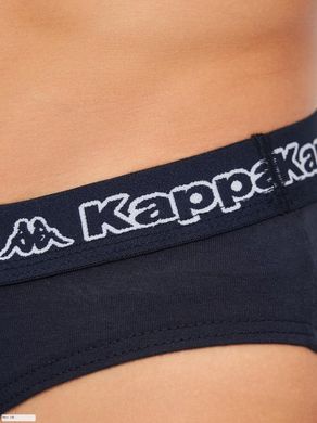 Трусы-слипы Kappa Slip Uomo Elastico Esterno logato 1-pack dark blue — K1111 BluNavy, M, 8052394809976