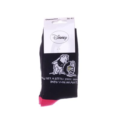 Шкарпетки Disney Winnie L Ourson Winnie + Porcinet 1-pack black — 13896420-5, 36-41, 3349610001180