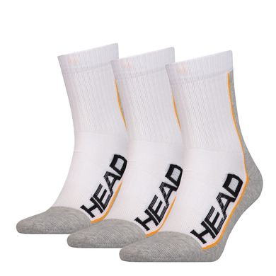 Шкарпетки Head Performance Short Crew Unisex 3-pack white/grey — 791010001-062, 43-46, 8718824742441