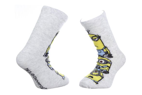 Шкарпетки Minions Minion Bob And Stripes gray — 83897920-1, 35-38, 3349610009582