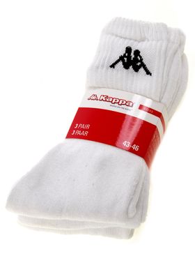 Носки Kappa Trisper Tennis Sock 3-pack white — 303WIG0-901, 35-38, 8052394991978