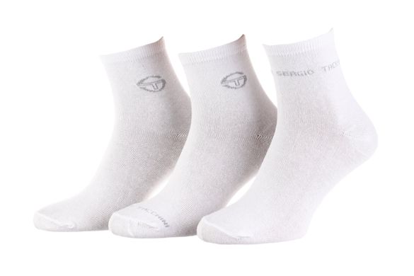 Шкарпетки Sergio Tacchini 3-pack white — 13840444-1, 38-41, 3349600129016