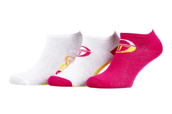 Шкарпетки Sergio Tacchini 3-pack white/pink — 83894148-1, 27-30, 3349607025007