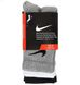 Носки Nike Lightweight Crew 3-pack black/gray/white — SX4704-901, 42-46, 884726572788