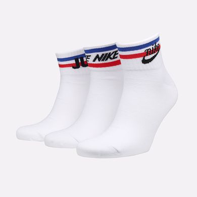 Шкарпетки Nike Nsw Everyday Essential An 3-pack white — DX5080-100, 42-46, 196148786101