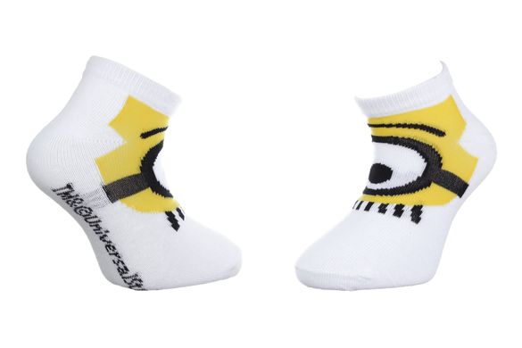 Шкарпетки Minions Minion 2 Eyes Upside Down white — 83890147-6, 31-34, 3349610006857
