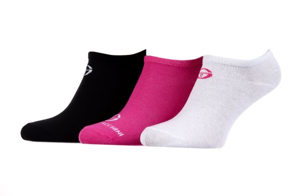 Шкарпетки Sergio Tacchini 3-pack black/white/pink — 13898015-2, 36-41, 3349600150003