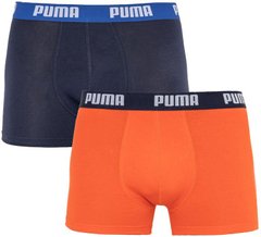 Труси-боксери Puma Basic Boxer 2-pack blue/orange — 521015001-002, S, 8718824806655