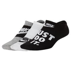 Шкарпетки Nike Everyday Lightweight No Show 3-pack black/gray/white — SK0054-908, 38-42, 193153922272
