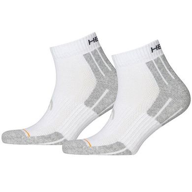 Шкарпетки Head Performance Quarter 2-pack white — 741018001-300, 39-42, 8713537918480