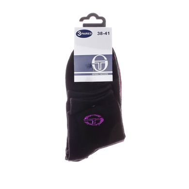 Шкарпетки Sergio Tacchini 3-pack black/pink — 13840444-2, 38-41, 3349600129030
