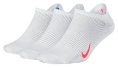 Носки Nike Everyday Plus Lightweight No Show 3-pack white — SX7069-927, 38-42, 887231034000