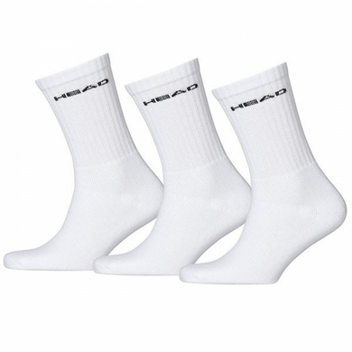 Шкарпетки Head Crew Unisex 3-pack white — 771027001-300, 43-46, 8718824462677