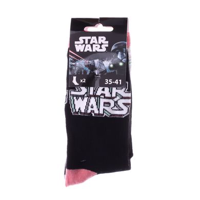 Шкарпетки Star Wars Star Wars Princess Leia 2P 1-pack gray — 13896920-1, 35-41, 3349610001227