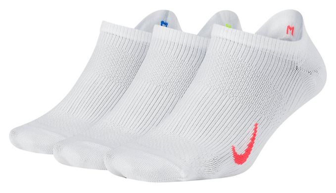 Носки Nike Everyday Plus Lightweight No Show 3-pack white — SX7069-927, 34-38, 887231033997