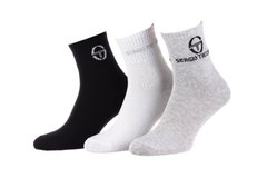 Шкарпетки Sergio Tacchini 3-pack black/gray/white — 13841244-1, 36-41, 3349600144453