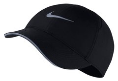 Кепка Nike Dry Aerobill Featherlight Run Cap black — AR2028-010, One Size, 191885522388
