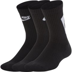 Шкарпетки Nike Everyday Cushioned Crew 3-pack black —SK0065-010, 38-42, 193153922494