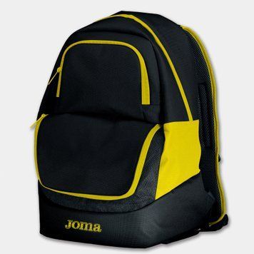 Рюкзак Joma Diamond II black yellow &mdash; 400235.109, One Size, 8424309684341