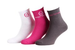 Шкарпетки Sergio Tacchini 3-pack white/gray/pink — 13841244-2, 36-41, 3349600144415