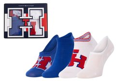 Носки Tommy Hilfiger Unisex Sneaker Giftbox 4-pack blue/white — 392004001-470, 43-46, 8718824653433