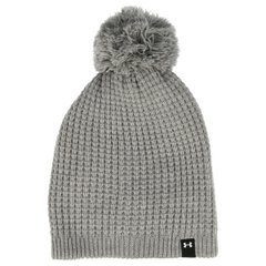 Шапка Under Armour Women's Favorite Waffle Pom Beanie gray — 1299901-025, One Size, 190510577670