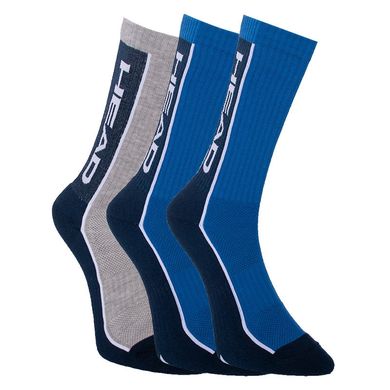 Носки Head Performance Crew Unisex 3-pack blue/grey — 791011001-001, 35-38, 8718824970585