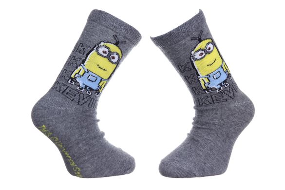 Шкарпетки Minions Minion Kevin gray — 83897920-3, 27-30, 3349610009629