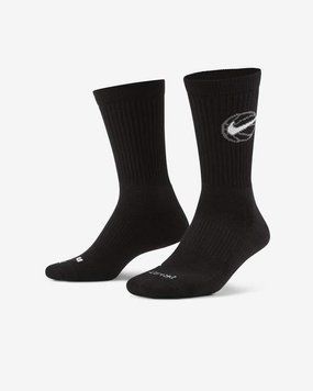 Шкарпетки Nike U NK CREW EVERYDAY BBALL 3PR чорний Уні 38-42