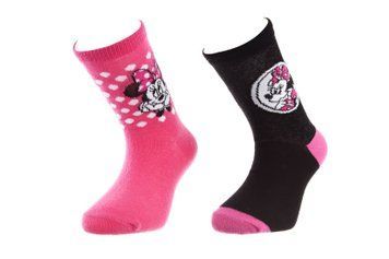 Шкарпетки MINNIE SOCKS 2P білий, чорний Діт 27-30, арт.83892347-4