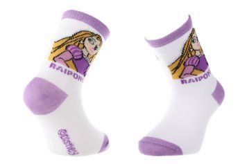Шкарпетки PRINCESS RAIPONCE білий, фіолетовий Діт 19-22, арт.43891047-7