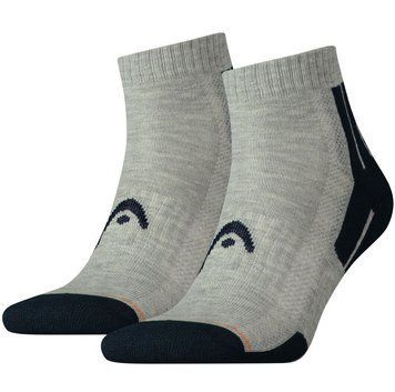 Шкарпетки Head Performance Quarter 2-pack gray/blue &mdash; 741018001-650, 35-38, 8718824326856