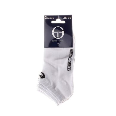 Шкарпетки Sergio Tacchini 3-pack white — 83897648-1, 27-30, 3349600166233