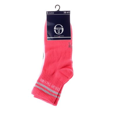 Шкарпетки Sergio Tacchini 3-pack white/gray/pink — 13890462-1, 36-41, 3349607024604