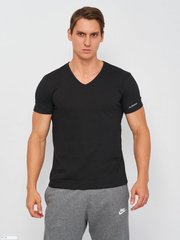 Футболка Kappa T-shirt Mezza Manica Scollo V 1-pack black — K1315 Nero, L, 8052394816288