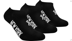 Носки New York Yankees Sneaker 3-pack black — 15100004-1002, 43-46, 8718984009439