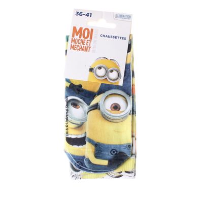 Шкарпетки Minions Minions All Over De Minions 1-pack yellow — 17890635-3, 36-41, 3349610001289