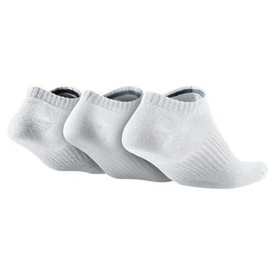 Шкарпетки Nike Lightweight No-Show 3-pack white — SX4705-101, 42-46, 884726577028